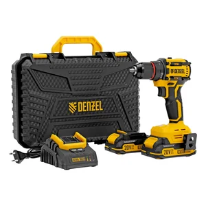 Denzel Дрель-шуруповерт аккумуляторная бесщет. CDH-BL-20, Li-Ion, 20 В 26123