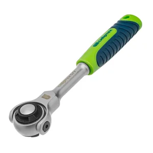 Сибртех Ключ-трещотка 1/4", 72 зуба, поворотная голова, с быстрым сбросом 14035