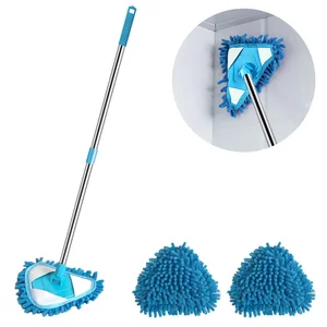 Mallony Стекломой телескопический, треугольная насадка из микрофибры, размер 57*93 см 104083-SK