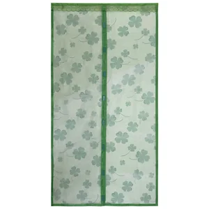 Mallony Сетка антимоскитная на магнитах Капутомоскито дизайн Клевер, цвет белый 311272-SK