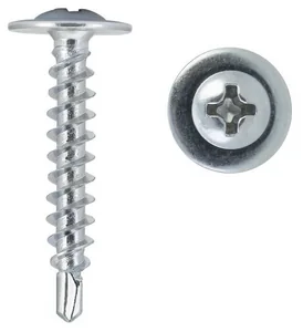 Саморез с прессшайбой бур 4,2 х 38 (24гр/10шт) 113476