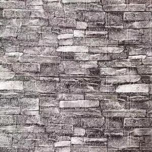 MALLONY Панель самоклеящаяся Кирпич 70х77см, серый. 105726-SK