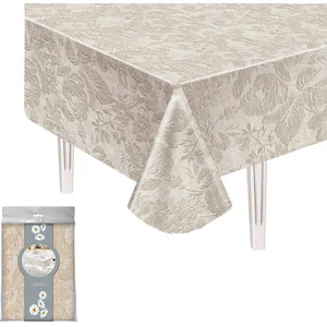 MALLONY Скатерть коллекция Лён с бейкой, Перспектива, арт. 91/10 130х110 (+/-6)см. 108229-SK