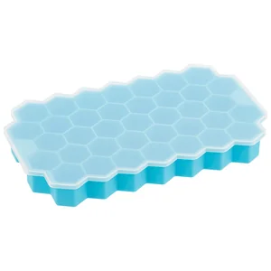 Mallony Форма для льда PERFETTO cоты, 37 ячеек (с крышкой) 107661-SK