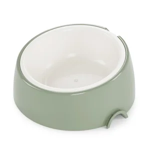 АЛЬТЕРНАТИВА Лего - миска с наклоном 0,3л для животных ЭФФИ ALTA ОЛИВКОВЫЙ М9045