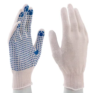 Сибртех Перчатки трикотажные, с ПВХ точкой, 10 класс, 50 пар в уп. 68019