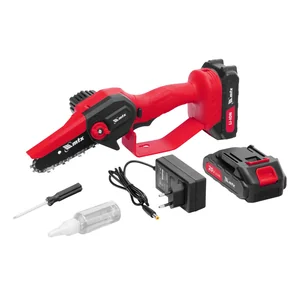 Matrix Цепная мини-пила аккумуляторная, MCS-100, шина 100 мм, Li-Ion, 20 В 58640