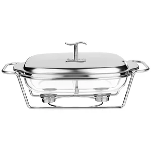 Lefard Мармит Agness прямоугольный 2 отсека SILVER 2,45л 781-510