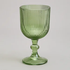 Lefard Набор бокалов SIMPLICITY GREEN 6 шт 370 мл / 16 см. 675-103