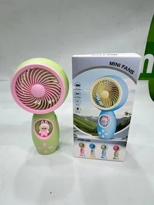 Ramozi Вентилятор мини ручной 17 см d 8 см (цвета микс), зарядка от USB RA-9430