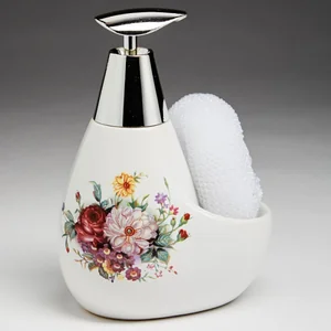 DELTA Дозатор для мыла с губкой Летнее настроение Ф10-004J1