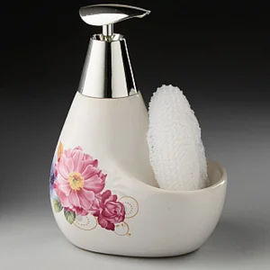 DELTA Дозатор для мыла с губкой Ф10-012J1