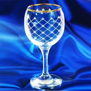 GLASSTAR Набор фужеров Бистро 260 мл 6 штук декор Соната 44411/832/Р/Т