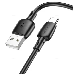 BOROFONE BX93/ USB кабель Type-C/ 1m/ 3A/ Black