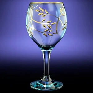 ГУСЬ ХРУСТАЛЬНЫЙ Набор бокалов для вина 260 мл Колосок К28-411