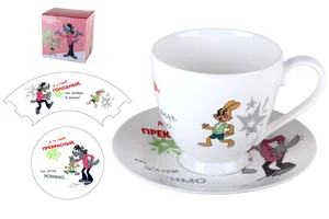 КОРАЛЛ Пара чайная 440мл Ну,Погоди! HD241159