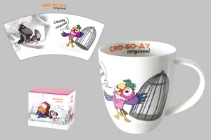 КОРАЛЛ Кружка 420мл Попугай Кеша HD241136