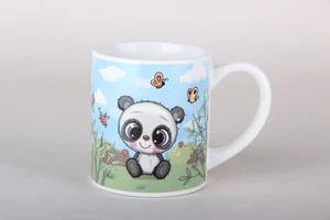 КОРАЛЛ Кружка 220мл. Панда и бабочки TMPB