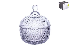 КОРАЛЛ Ваза сервировочная с крышкой 10х13х5.5см 7942