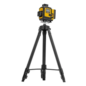 Denzel Лазерный уровень мультипризменный DLV 360-4T, 30 м, зеленый луч, Li-Ion 2,4 Aч, штатив 350815