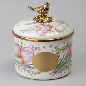 Lefard Банка для сыпучих продуктов Agness, серия IRISES, 12Х9см, 1,0л. 950-581