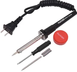 HARDEN Паяльник электрический 30W с набором 6пр 660306