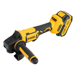 Denzel Машина шлифовальная угловая аккумуляторная бесщет. AGH-BL-20-125, Li-Ion, 20 В 27010