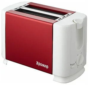 ЯРОМИР Тостер 700W ЯР 602 красный с белым
