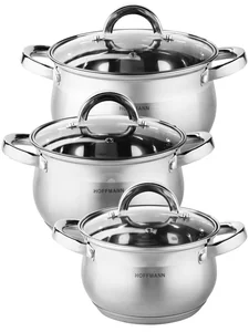HOFFMANN Набор кастрюль 6пр. НМ 5206