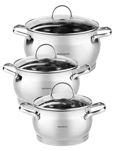 HOFFMANN Набор кастрюль 6пр. НМ 5855