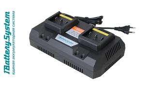 Sturm зарядное устройство Sturm! 1BatterySystem 18 В, 2 x 4 А для двух батарей SBC1822