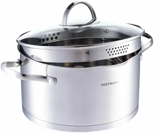 HOFFMANN Кастрюля со сливом 2,6л.18см. НМ 5618