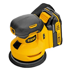 Denzel Машина шлифовальная эксцентриковая аккумуляторная CROSH-20-125, Li-Ion, 20 В 28901