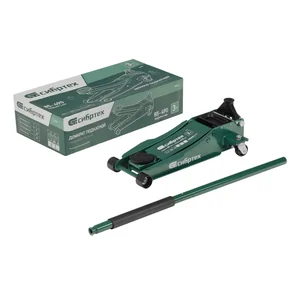 Сибртех Домкрат гидравлический подкатной, 3 т, 85-490 мм, быстрый подъем, низкий подхват, проф. 50850