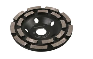 Hanskonner Чашка алмазная, шлифовальная, Extreme, 125x22мм, 2 ряда, H9020-05-125x22-2