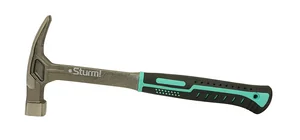 Sturm Молоток-гвоздодер, 800 г, кованый боек, обрезиненная рукоятка, пескоструйная обработка 1010-73-800