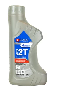 СОЮЗ Масло 2Т минерал., красное, UNIVERSAL МОТО 2T, JASO FB/ISO-L-EGB, 0.946 л, МСС-0102Б