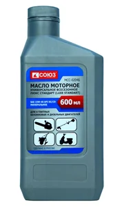 СОЮЗ Масло 4Т минерал. UNIVERSAL MOTO 4T, SAE 15W-40, 0.6л, МСС-0204Б