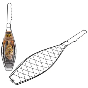 Mallony Решетка рыбная для барбекю/гриля ECOS RD-669, размер: 36,5*13 см 999669-SK