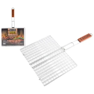 Mallony Решетка для барбекю ECOS-22012D (Хромированная, размер: 31 x 24 x 1.5см) 999632-SK