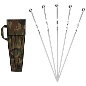 Mallony Набор шампуров 700*15*2 мм, 6 шт., в чехле 999721-SK