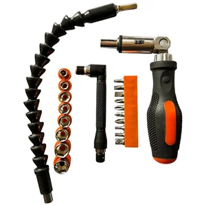 Park Отвертка реверсивная с шарниром 21 предмет, гибкий удлинитель 109103-SK