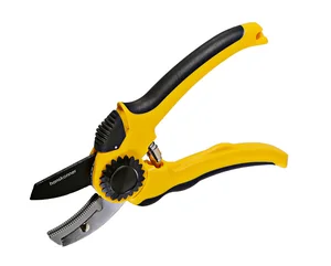 Hanskonner Секатор ручной, 210 мм, верхнее лезвие с тефлоновым покрытием, нижнее наковальня, HK3012-07-25