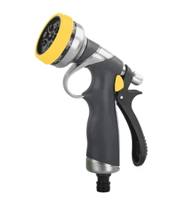 Hanskonner Пистолет д/полива 8 ФУНКЦИЙ + фитинг аквастоп HK3015-25-8M