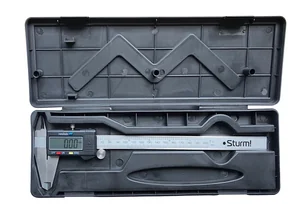 Sturm Штангенциркуль электронный 200 мм с глубиномером 2030-02-200