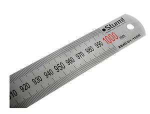 Sturm Линейка металлическая 1000мм, антикоррозийное покрытие 2040-01-1000