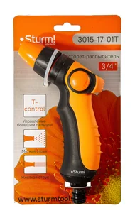 Sturm Пистолет для полива 1 режим, управление большим пальцем 3015-17-01T