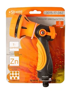Sturm Пистолет для полива 8 режимов 3015-17-08Z