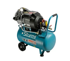Sturm Компрессор воздушный масляный 2,4кВт,410л/мин, ресивер 50л, прямой привод AC93250