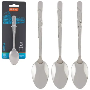 MALLONY Набор ложек чайных ROMA, 3 шт 007372-SK